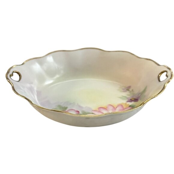 Antique Nippon Hand-Painted Porcelain Dish - Picture 7 of 10